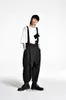 Originelles Design von Culottes mit weitem Bein und Hosenträgern, ultra-lockeren Hosen im japanischen Stil für Herren, Big Yards Herrenhosen 201109