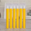 12 Pieces Battery Operated Flameless LED Candles,Smokeless Plastic Votive Church Candle Light For Wedding Birthday H1222