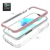 2 in 1 PC TPU Shockproof Case For iPhone 12 Mini Pro 11 Pro Max Xs Xr For Google 4A 5G Pixel 5 Galaxy S20 FE For LG Velvet Mobile Phone Cases