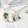 Simulering 3 Peony Photo Studio Fotografi Dekoration Blomma Bröllopsdekoration Fake Flower Rose Peony Flower Home Beautification Products