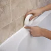 3.2mx38mm Banyo Duş Lavabo Küvet Sızdırmazlık Şerit Bant Beyaz PVC Kendinden yapışkanlı duvar Etiketler Mutfak C1005 için Su geçirmez Duvar Sticker
