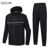 Designer Tracksuit Primavera Outono Casual Sportswear Mens Track Suites Alta Qualidade Hoodies Mens Roupas