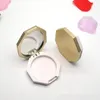 Étui Compact pour fard à paupières, poudre d'or vide, conteneur de rouge à lèvres, boîte à Blush avec miroir, 100 pièces