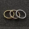Femmes titane acier bijoux chiffres romains anneaux pour femmes CZ cristaux anneaux à la mode fête amour anneau Couple R0069664525