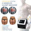 Latest Technology 4 handles Hiemt slimming machine Cellulite Removal Vacuum pelivic floor muscle stimulator hip lift fat burn Body Sculpt