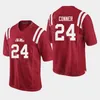 Ole Miss Rebels College NCAA Piłka nożna 9 Jerrion Ealy Jersey 2 Matt Corral 24 Snoop Conner 8 Elijah Moore 84 Kenny Yeboah Hafdery