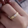 18K Сплошные кольца 0.20CT Алмазные желтые золотые ювелирные изделия (AU750) Jewelri для женщины Accessori Jewelri Surring 2022 Trend Wedding Rings