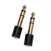 6.35mm Male to 3.5mm Female Adapter Connector Headphone Audio Adapters Jack Amplifier Microphone AUX Converter