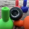 Outros acessórios para fumantes tigela de silicone 19mm machos femininos inquebráveis ​​tigelas de vidro apanhador de cinzas para tubos de água dab rig odeurador de óleo