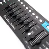 새로운 디자인 192CH DMX512 DJ LED 검은 정밀 무대 조명 컨트롤러 (AC 100-240V) 금속 고품질 재료 조명 제어