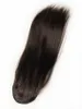 Long Straight Drawstring Human Hair Ponytail Darkest Brown Raw Indian Virgin Natural Hairpiece #2 Ponytail Extensions Clip Ins For Black Women