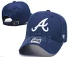 2020 Braves chapéu de beisebol chapéu snapback Strapback borda plana dança hiphop boné rua men039s e women039s guarda-sol moda ha2772542