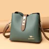 3 Layers bag Large Capacity Luxury Handbags Purses Women Designer Tote Bag Branded Leather Shoulder Messenger Sac New