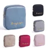 Förvaringspåsar Blöja Sanitärbindor Bag Pad Pouch Makeup Coin Purse Smycken Organizer Case Tampon Pack