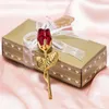 Romantische Hochzeit Valentinstag Geschenke Mehrfarbige Kristall Rose Gefälligkeiten Bunte Box Party Gefälligkeiten Kreative Souvenir Ornamente RRF13667