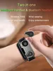 Smart Watch NDW01 TWS Headset Automático Coração Monitoramento Inteligente Esporte Pulseira para Android Ios