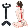Mouth Ball Bdsm Bondage Headrests Handcuffs Single Tape Slave Adults No Vibrator Toys For Women Couples Toys Sex Products9884044