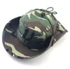 Chapeau de seau de 28 couleurs pour hommes Mode militaire Camouflage Camo Chapeaux de pêcheur avec large bord Chapeau de seau de pêche au soleil Chapeau de chasse de camping