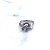 Anello aperto con serpente punk gotico di alta qualità per donna uomo personalità carina vintage in metallo colore animali anello da dito gioielli maschili regali