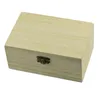 DIY de armazenamento de madeira caixa de madeira organizador handmade presente artesanato caixa jóias caso caixa de armazenamento de madeira DIY caixa de artesanato suprimentos