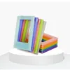 Mini colorido DIY Magnetic Frame frigorífico imã de refrigerador moldura para explorar fotos de 3 polegadas 201211