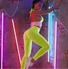 Femmes Active Leggings 2021 Nouvelle Mode Solide Couleur Yoga Pantalon Casual Jogging En Trois Dimensions Motif Pêche Hanche Fitness Pantalon En Gros
