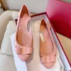 Fashion Candy Color Bow knot Dress Shoes Flat heel Designers Comfortable Loafers