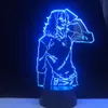 쇼타 아이자와는 LED ANIME LAMP MY HERO ACADEMIA 3D지도 7 색 빛 일본 애니메이션 원격 제어 자료 테이블 램프를 3D