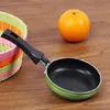 Mini petite poêle à frire épaississante casserole à fond plat personne seule cuisine gadget pratique facile à nettoyer 4 96jq J3