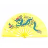 Party Favor 33cm Arts martiaux traditionnels chinois pliant Tai Chi Fan Kung Fu Performance Fans de danse chinoise SN6338