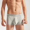 Alta Qualidade Separado Saudável Respirável Pad Testis Cure Varicocele Homens Underwear Homem 95% Modal 5% Spandex Mens Boxer LJ201109