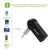 Handfree Car Bluetooth Music Receiver Universal 3.5mm Streaming A2DP Wireless Auto AUX Audio Adapter Connector Mic For Phone MP3