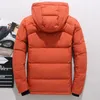 Nueva chaqueta de invierno para hombre casual pato blanco abajo abrigos con capucha cálidos para hombre Outwear Windbreaker Espesar Parkas 4XL Abrigo Hombre Casaco 201114