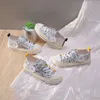 Barn canvas skor flickor barn skor glitter sneakers 2019 vår höstskor småbarn baby flicka hög topp sportskor. LJ201027