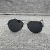 2024 Sun Raiebanity Moda Óculos Clássico Marca Vintage Venda Luxo Designer Piloto Óculos De Sol Para Metal Mens Quadro UV400 Homens Mulheres Sunglass Com Caixa 3LSC