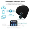 Wireless Bluetooth Earphone Music Headphone Cap Headset with Mic Sport for Meizu Sony Xiaomi Phone Winter Hats