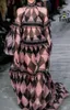 Tingfly primavera verão desenhista diamante chiffon maxi vestido laço retalhos vestidos de festa longa com faixas vestidos novo 201204