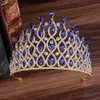 2021 new Vintage Baroque Bridal Tiaras Accessories Prom Headwear Stunning Sheer Crystals Wedding Tiaras And Crowns 1911