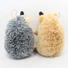 Dog Toys Adorável filhote de cachorro Pet Chew Plush mordida Toy Animais dos desenhos animados Esquilo Cotton Rope Hedgehog Shaped Squeak Pet Toys