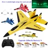 RC Płaszczyzna SU-35 zdalny szybowce Sliderpan Radio Drony samoloty RTF UAV Xmas Prezent Zgromadzony model latający Model 220216