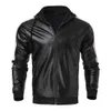 Chandal Hombres Men 2 Piece Set Leather Tracksuit Sets Autumn Spring Hoodie Men's Brand Clothing Slim Fit Workout Track 201109