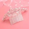 Çocuk Mini Taç Kızlar Rhinestone Shining Kristal Tiaras Kalp Prenses Parti Accessiories Saç Taraklar Saç Takı Süsler