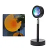 Nowość Oświetlenie Lampy Projektor 180 Stopni Redation Rainbow Sun Mode Sunset Mode Light Light USB Romantic Lampa projekcyjna na imprezę motyw sypialnia wystrój