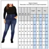 4xl Women Button Winter Jeans Plus Size High midja Skinny Denim Pants Casual Stretch Pencil Jeans Ladies Calca Feminina D30 210203