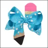 Accessoires Cheveux Bébé, Enfants Maternité Enfants Bow-Knot Épingle À Cheveux Retour À L'école Saison Bébé Filles Crayon Arc Barrettes 4.5-5 Pouces C643 Dr