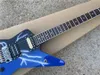 Custom Grand Electric Guitar in Blue Right Left Handed 22 Frets