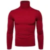 Moda Homem Mulheres Solid Sweater Turtleneck para vencedor 201120