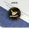 6 stks 18 mm 25 mm Bird Gold Resin kleding Accessoires Coat Bloemknoppen Vintage Decoratieve knop Snuitkleding Snap Jllsyu