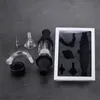 Smoking Pipe Nector Collector Premium Tobacco Bag Set Wax Container Silicone bong with Titanium nail Storage Jar Metal Dabber3878875