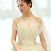 Shell Master Wedding Dress 2022 New Bride Trailing Princess Heavy Industry Dream Sling Tube Top Dress Female